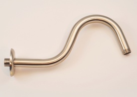 brushed nickel shower arm