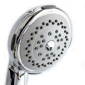 hand-held shower head closeup