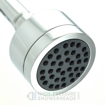 forza shower head chrome with black nozzles