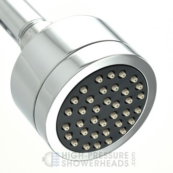forza shower head chtome with gray nozzles