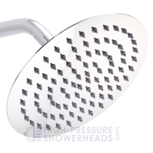 luna shower head stainless steel round large